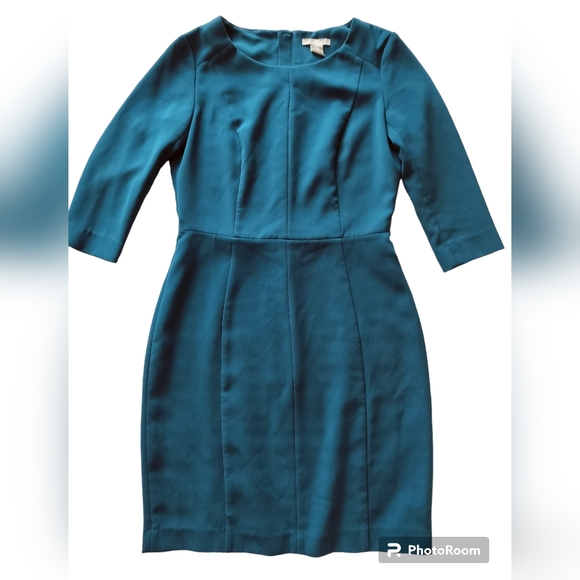 H&M Dress Blue Formal Size S/6 Used - Picture 3 of 9